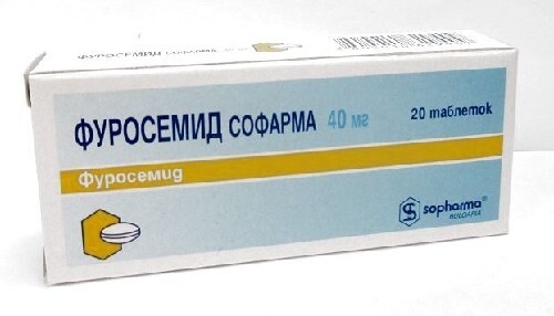 Фуросемид софарма 40 мг 20 шт. таблетки