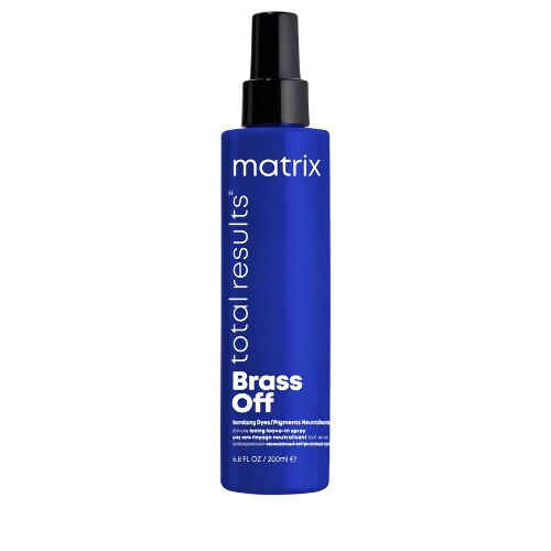 Купить Matrix total results брасс офф спрей мультифункциональный несмываемый тонирующий и нейтрализующий для волос 200 мл цена