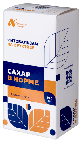 ФИТОБАЛЬЗАМ НА ФРУКТОЗЕ САХАР В НОРМЕ
