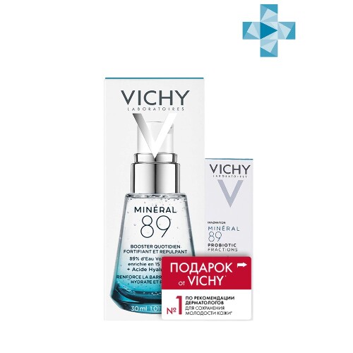 Купить VICHY MINERAL 89 НАБОР/ГЕЛЬ-СЫВОРОТКА 30МЛ+СЫВОРОТКА-КОНЦЕНТРАТ PROBIOTIC FRACTIONS 10МЛ/ цена