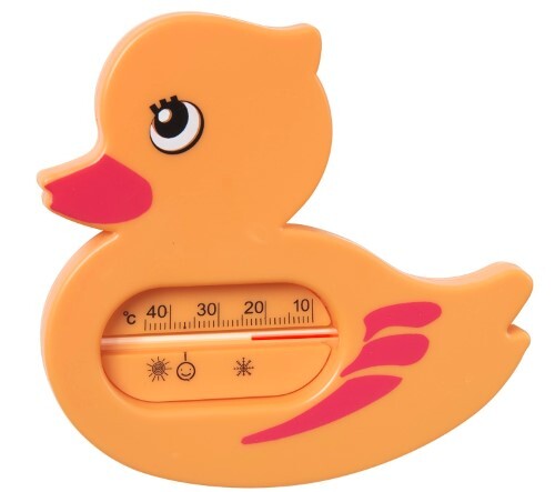 Термометр для ванной уточка оранжевый