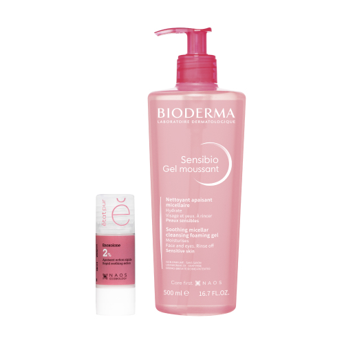 Купить Bioderma Sensibio гель для умывания чувствительной кожи (помпа) 500 мл цена