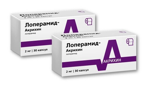 НАБОР ЛОПЕРАМИД-АКРИХИН 0,002 N30 КАПС закажи 2 упаковки со скидкой