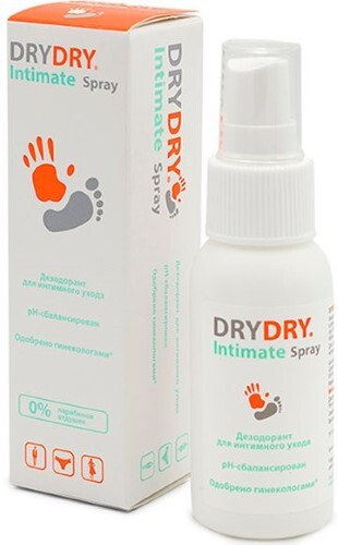 Купить Drydry intimate spray дезодорант для интимного ухода 50 мл цена