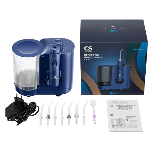 Ирригатор полости рта cs medica aquapulsar cs-10 prestige blue
