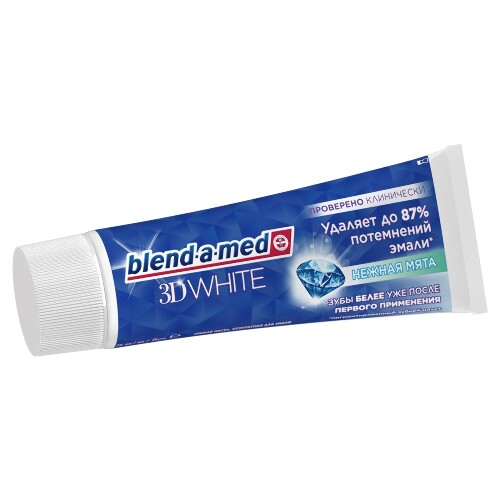 Blend-a-med зубная паста 3d white нежная мята 75 мл