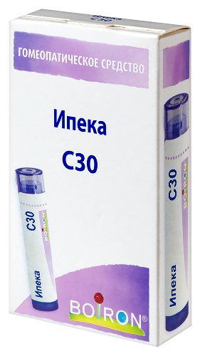ИПЕКА C30 ГОМЕОПАТ МОНОКОМП ПРЕПАРАТ РАСТИТ ПРОИСХОЖД