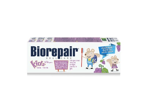 Купить Biorepair kids зубная паста детская 0-6 лет с экстрактом винограда 50 мл цена
