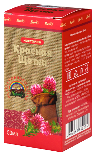 КРАСНАЯ ЩЕТКА НАСТОЙКА СЕРИИ РАДУГА ГОРНОГО АЛТАЯ