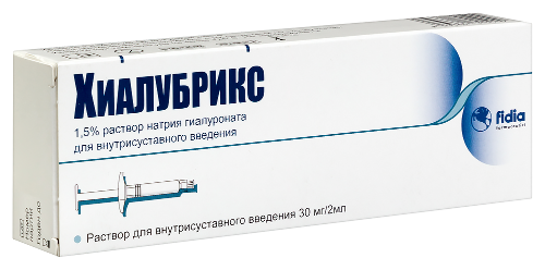 Хиалубрикс 30 мг/2 мл раствор д/внутрисуст введ 1 шт.