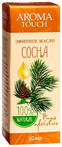 Aroma touch масло эфирное сосна 10 мл в индивидуальной упаковке