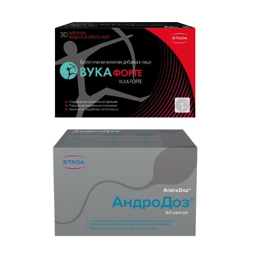 Набор для мужчин Вука Форте №30 + Андродоз №60 со скидкой