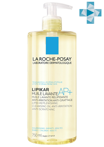 Купить La Roche-Posay Lipikar AP+ Липидовосстанавливающее смягчающее и увлажняющее масло для ванны и душа для сухой, атопичной кожи младенцев, детей и взрослых, 750 мл цена