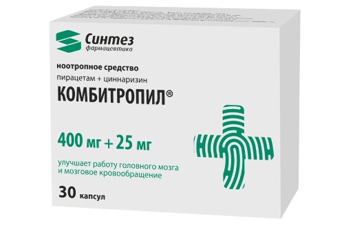 Купить Комбитропил 400 мг + 25 мг 30 шт. капсулы цена
