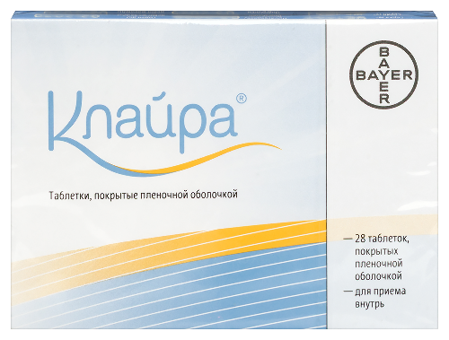 Клайра 84 шт. таблетки, покрытые пленочной оболочкой