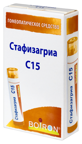 СТАФИЗАГРИА C15 ГОМЕОПАТ МОНОКОМП ПРЕПАРАТ РАСТИТ ПРОИСХОЖД