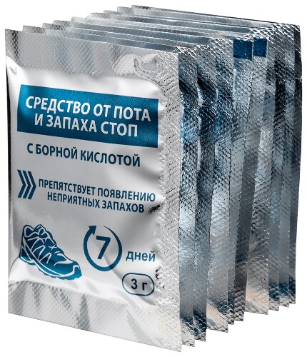 U dry дезодорант для ног 10 шт. пак