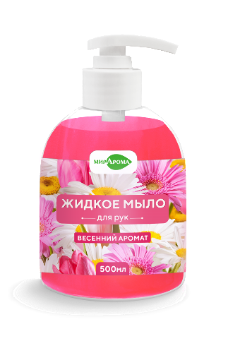 Купить Мирарома мыло жидкое для рук весенний аромат 500 мл цена