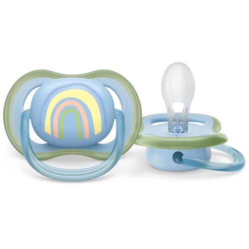 Avent соска-пустышка силиконовая ultra air 0-6 мес 2 шт. scf085/58