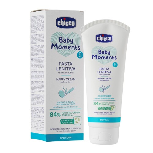 Chicco baby moments крем под подгузник 100 мл