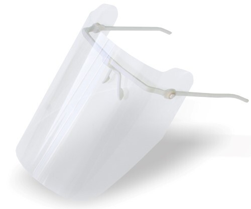 Купить Маска пластмассовая прозрачная для защиты лица врача-стоматолога мс-елат цена