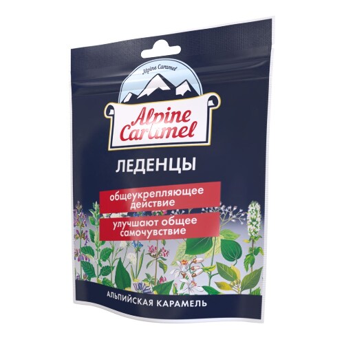 Alpine caramel леденцы альпийская карамель 75 гр