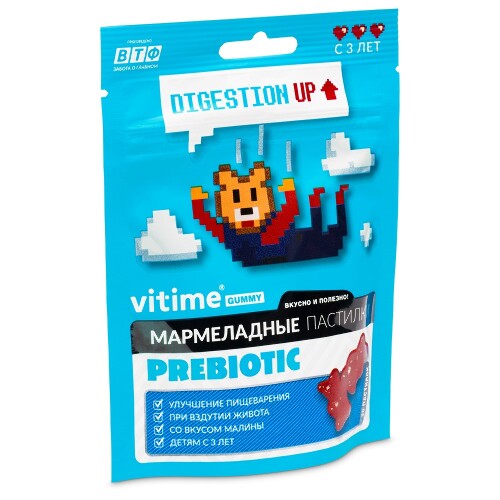 VITIME МАРМЕЛАДНЫЕ ПАСТИЛКИ ПРЕБИОТИК