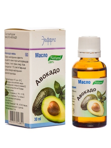 Купить Elfarma масло косметическое авокадо 30 мл в индивидуальной упаковке цена