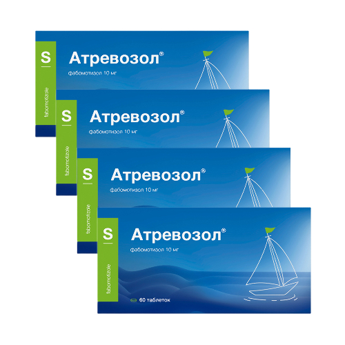 Набор Атревозол 0,01 табл. №60 4 уп со скидкой