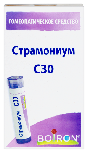 СТРАМОНИУМ C30 ГОМЕОПАТ МОНОКОМП ПРЕПАРАТ РАСТИТ ПРОИСХОЖД