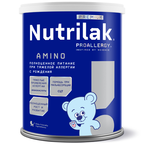 Nutrilak premium proallergy амино смесь сухая специализированная на основе аминокислот 400 гр