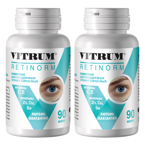 Набор 1+1  Витрум Ретинорм №90 со скидкой