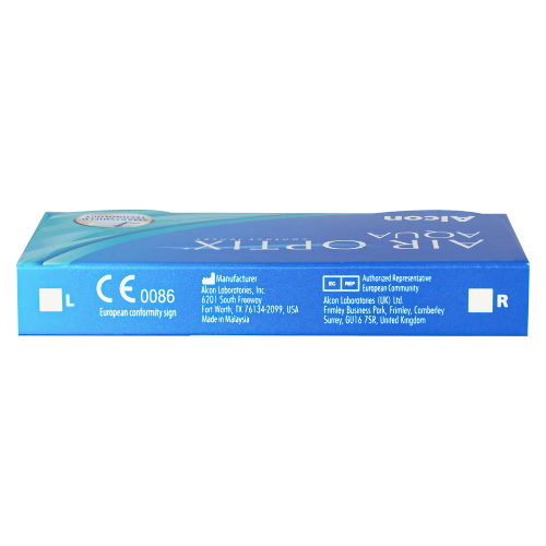 ALCON AIR OPTIX AQUA КОНТАКТНЫЕ ЛИНЗЫ ПЛАНОВОЙ ЗАМЕНЫ /+4,50/ N3