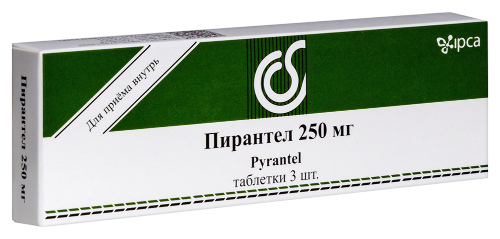 Пирантел 250 мг 3 шт. таблетки