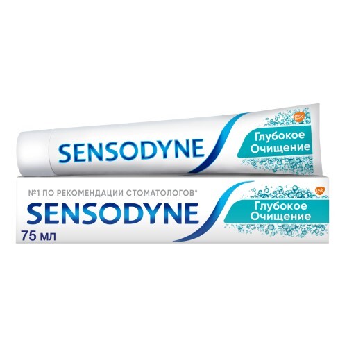 Sensodyne зубная паста глубокое очищение 75 мл