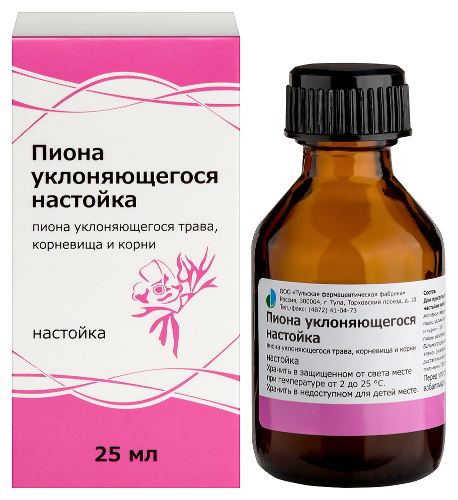 Пиона уклоняющегося настойка 25 мл