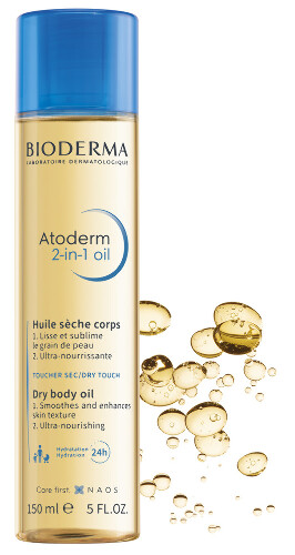 Bioderma atoderm масло для тела сухое 2 в 1 150 мл