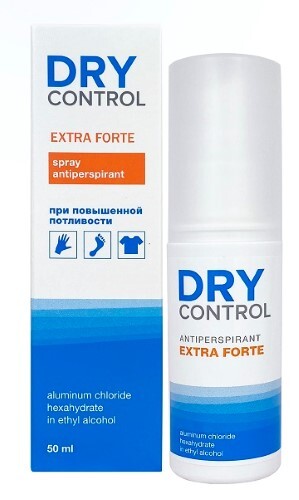 Купить Drycontrol extra forte спрей антиперспирант 50 мл цена