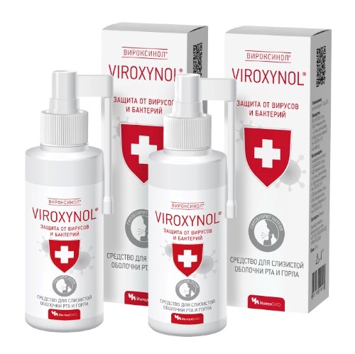 Купить Вироксинол/viroxynol 100 мл флакон средство для слизистой рта и горла цена