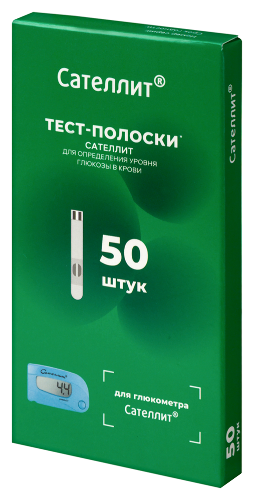 Тест-полоски Сателлит 50 шт.