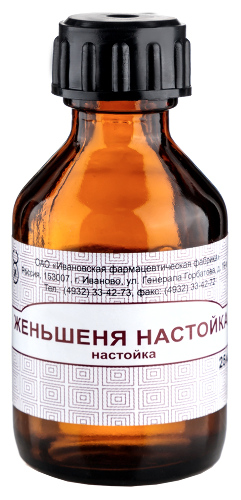ЖЕНЬШЕНЬ НАСТОЙКА