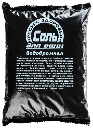 Купить Ресурс здоровья соль для ванн йодобромная 1000 гр цена