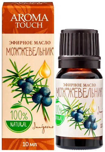 Купить Aroma touch масло эфирное можжевельник 10 мл в индивидуальной упаковке цена