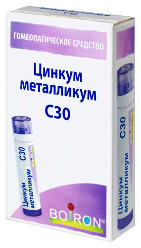 ЦИНКУМ МЕТАЛЛИКУМ С30 ГОМЕОПАТ МОНОКОМП ПРЕПАРАТ МИНЕРАЛЬНО-ХИМИЧ ПРОИСХОЖД