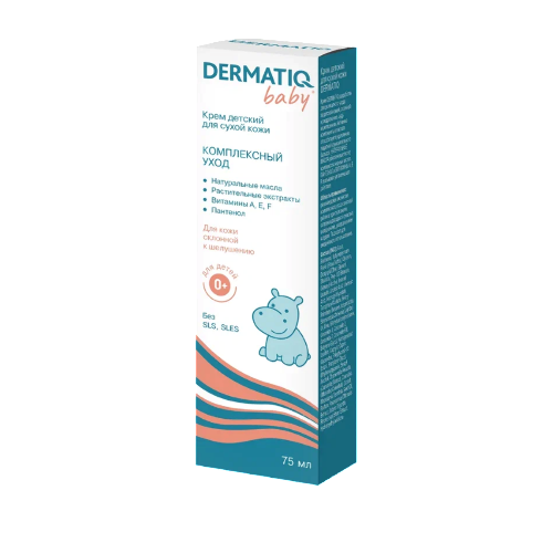 Dermatiq baby крем детский для сухой кожи 75 мл/эркафарм/