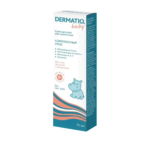 Dermatiq baby крем детский для сухой кожи 75 мл/эркафарм/