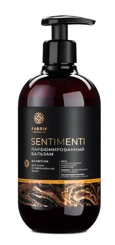 Бальзам парфюмированный для сухих и поврежденных волос sentimenti nutrition 520 мл