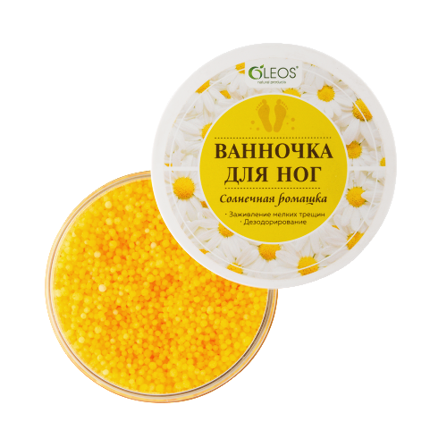 Oleos набор ванночек для ног французская лаванда/солнечная ромашка 220 гр 2 шт.