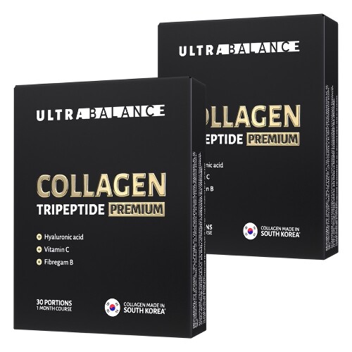 Набор из 2 уп. Ultrabalance коллаген трипептид премиум 30 шт. пакет-саше массой 1,9 г порошок