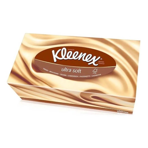 Kleenex ultrasoft салфетки в коробке 56 шт.